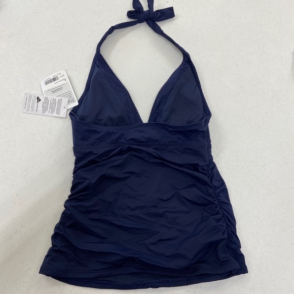 Athleta Shirrendipity Halter Tankini Top Blue NWT - Picture 11 of 12